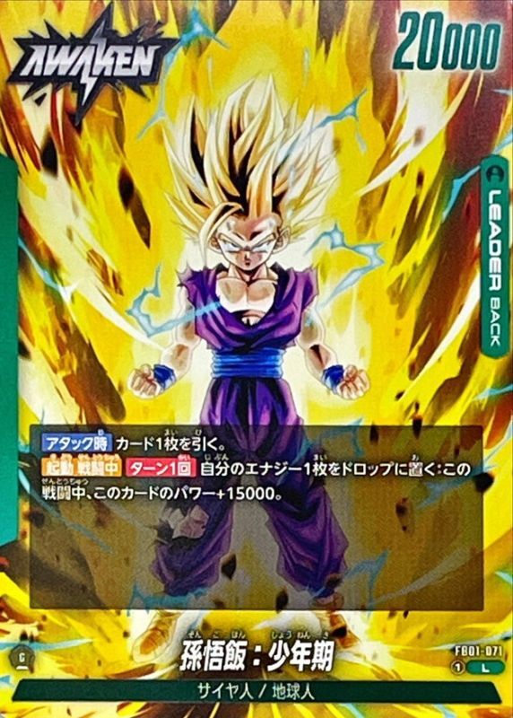 Son Gohan : Childhood card art