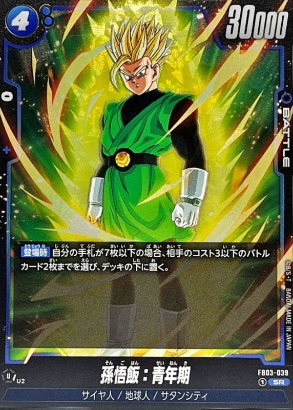 Son Gohan : Adolescence card art