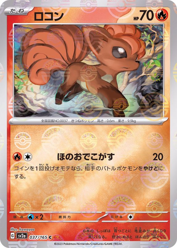 ロコン(モンスターボール)